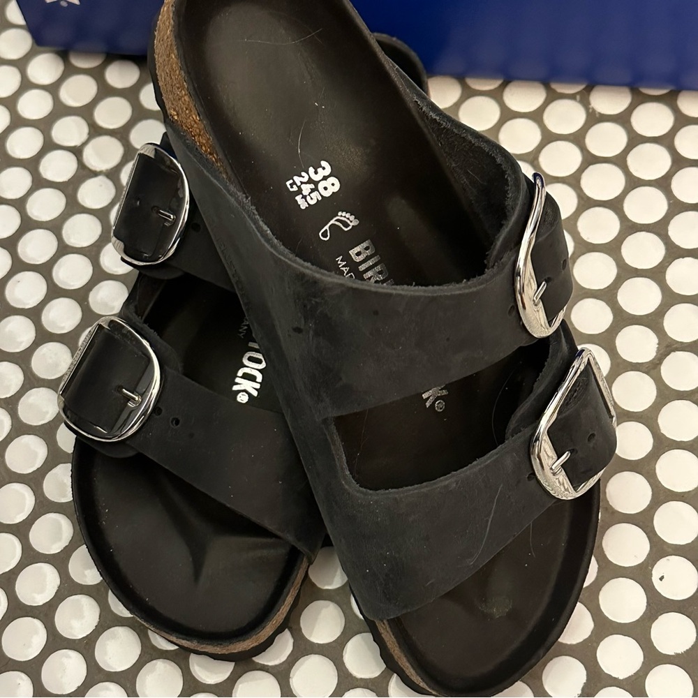 Birkenstock Arizona Big Buckle-New - oiled leather